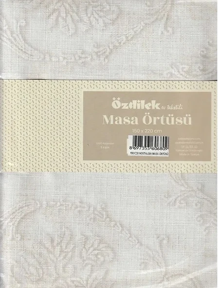 Özdilek Masa Örtüsü Baskılı 150*220 Nostalgıa ürün görseli 1