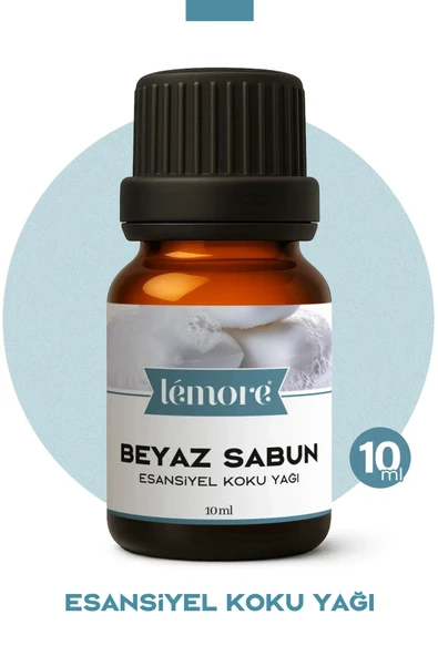 Beyaz Sabun Esansiyel Uçucu Koku Yağı Buhurdanlık Yağı Difüzör Esansı Küre 10ml ürün görseli 1