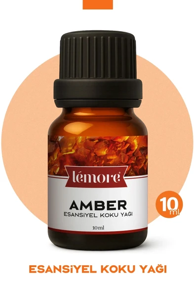 Amber Esansiyel Uçucu Koku Yağı Buhurdanlık Yağı Difüzör Esansı Küre 10ml ürün görseli 1