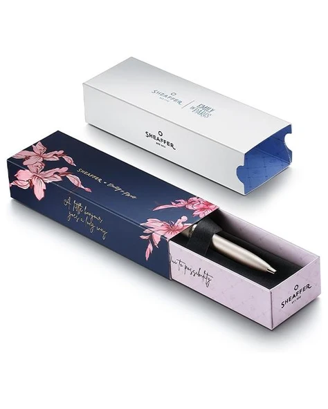 Sheaffer Emily in Paris 100 Tükenmez Kalem Şampanya Altın M Uç E2937751 ürün görseli 1