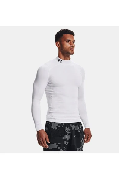 UA CG Armour Comp Mock  Erkek T-Shirt 1366072-100 ürün görseli 1