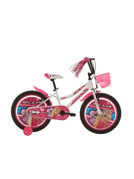 BİSAN ELLA KIZ ÇOCUK BİSİKLETİ 30 CM V 20 JANT BEYAZ PEMBE ürün görseli 1