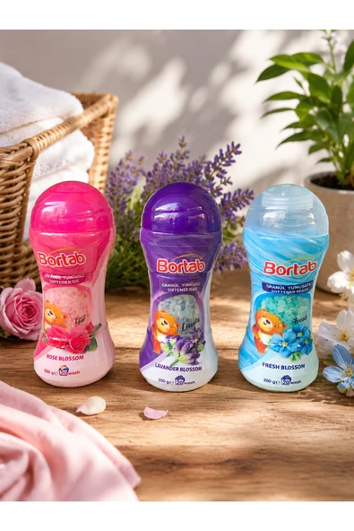 3'lü Set Granül Çamaşır Parfümü & Çamaşır Yumuşatıcı 200 Gr. ürün görseli 1