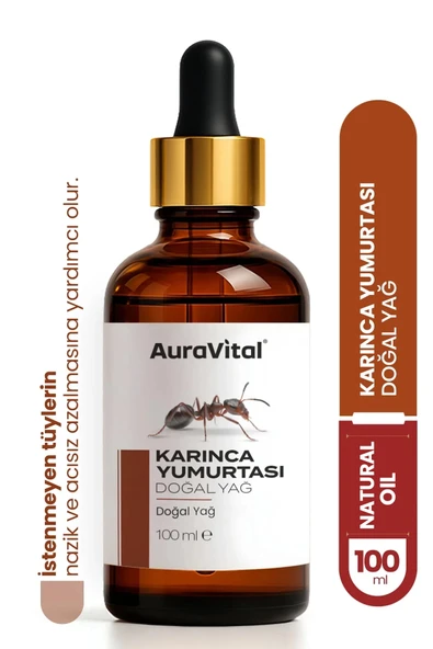 Karınca Yumurtası Yağı 100 ML – Tüy Azaltıcı, Epilasyon Sonrası Cilt Bakım Yağı ürün görseli 1