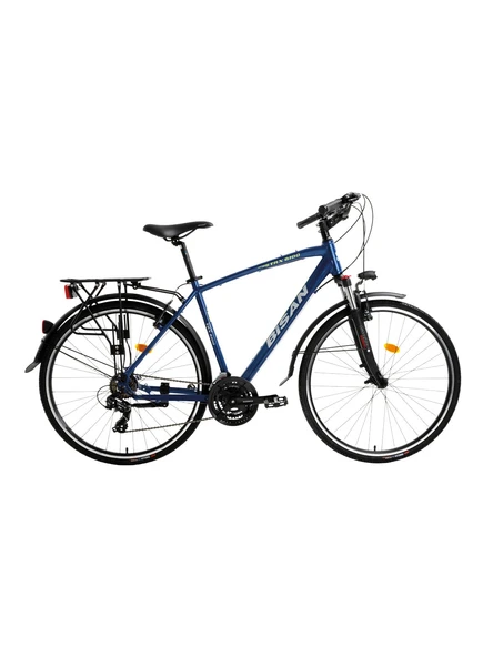 BİSAN TRX 8100 CITY ERKEK ŞEHİR BİSİKLETİ 52CM V 28 JANT 21 VİTES LACİVERT YEŞİL BEYAZ ürün görseli 1