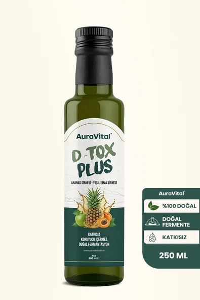 Doğal Fermantasyon Detoks Sirkesi Detox Plus Sirke Ananas Sirkesi ve Yeşil Elma Sirkesi ürün görseli 1