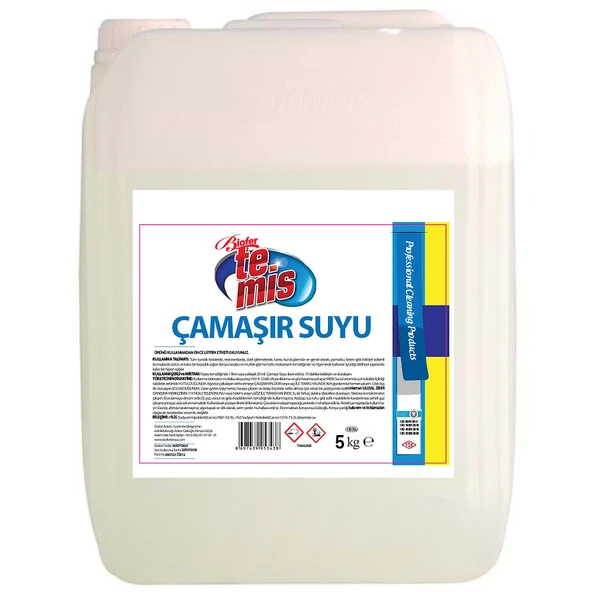 TEMİS (BİOFER) ÇAMAŞIR SUYU 5 KG ürün görseli 1