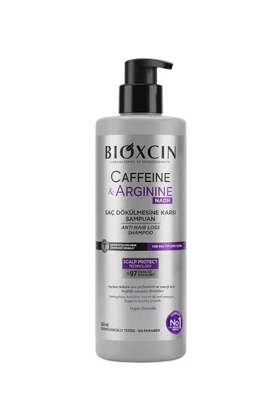 Bioxcin Caffeine & Arginine Nadh 500 ml Saç Dökülmesine Karşı Şampuan ürün görseli 1