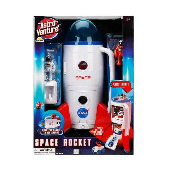 106114 Astro Venture Sesli Ve Işıklı Uzay Roketi - ürün görseli 1