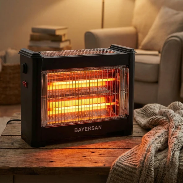 Şömine Tipi Isıtıcı Soba 1800W ürün görseli 1