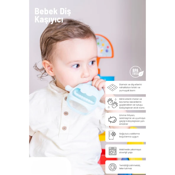 Bebek Silikon Kaşıyıcı - Resim 2