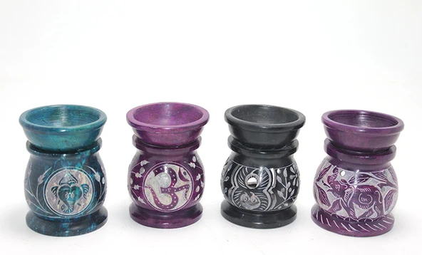 Obsidian Taşı Buhurdanlık Model 2 ürün görseli 1