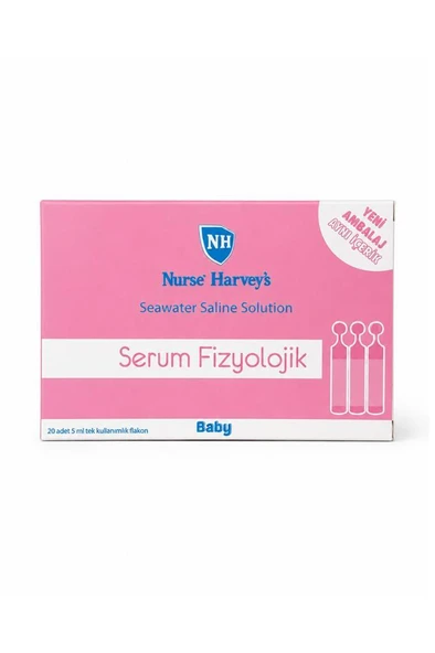 Nurse Harveys Gifrer Serum Fizyolojik Burun ve Göz Temizliği İçin 20 Adet 5 ml Flakon ürün görseli 1