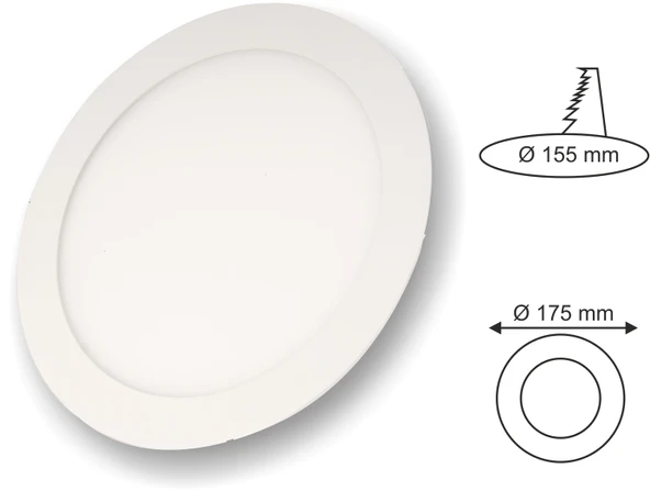 CATA 12W GÜNIŞIĞI LED PANEL ARMATÜR ürün görseli 1