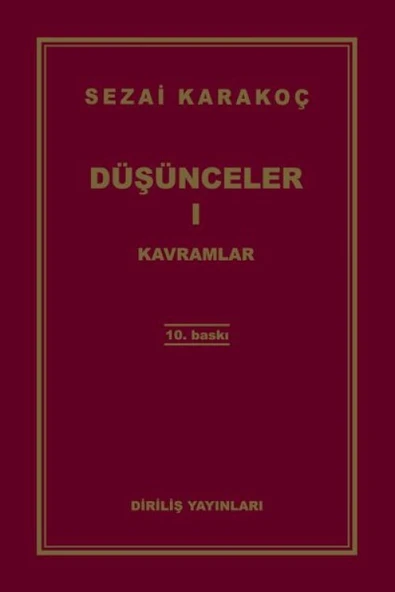 Düşünceler 1 - Kavramlar ürün görseli 1