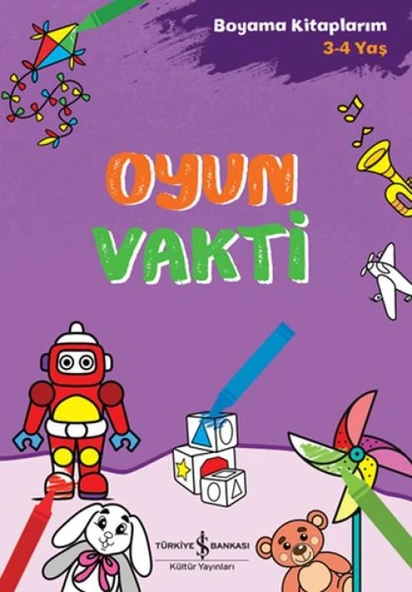 Oyun Vakti - Boyama Kitaplarım 3-4 Yaş ürün görseli 1