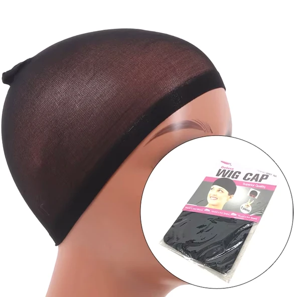 Peruk Takım Bonesi & Filesi / Siyah / 1 Paket / 2 Adet ürün görseli 1