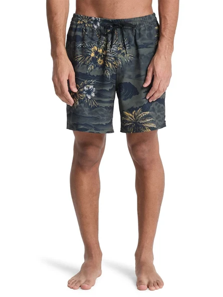 Quiksilver Stretch Printed Volley Erkek Deniz Şortu EQYJV04227 ürün görseli 1