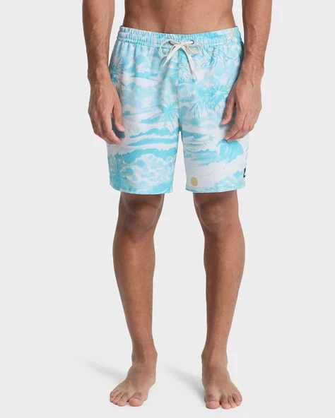 Quiksilver Stretch Printed Volley Erkek Deniz Şortu EQYJV04227 ürün görseli 1