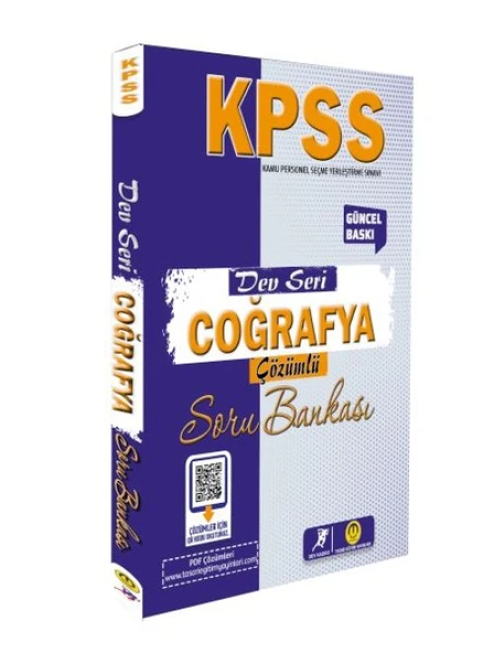 Tasarı Yayınları KPSS Dev Seri Coğrafya Soru Bankası ürün görseli 1