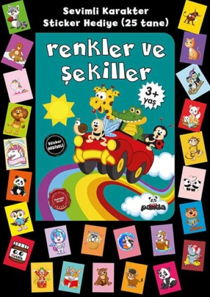 Stickerlı 3+ Yaş Renkler ve Şekiller ürün görseli 1