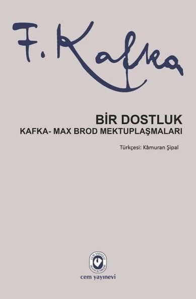 Bir Dostluk - Kafka - Max Brod Mektuplaşmaları ürün görseli 1