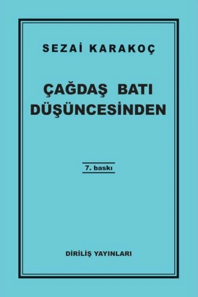 Çağdaş Batı Düşüncesinden ürün görseli 1