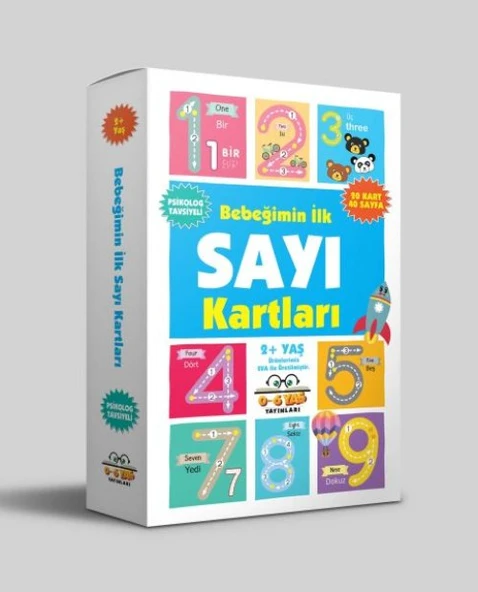 Bebeğimin İlk Sayı Kartları (2+ Yaş) ürün görseli 1