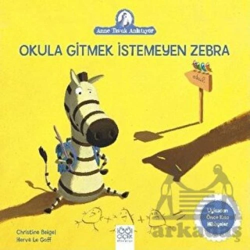 Okula Gitmek İstemeyen Zebra ürün görseli 1