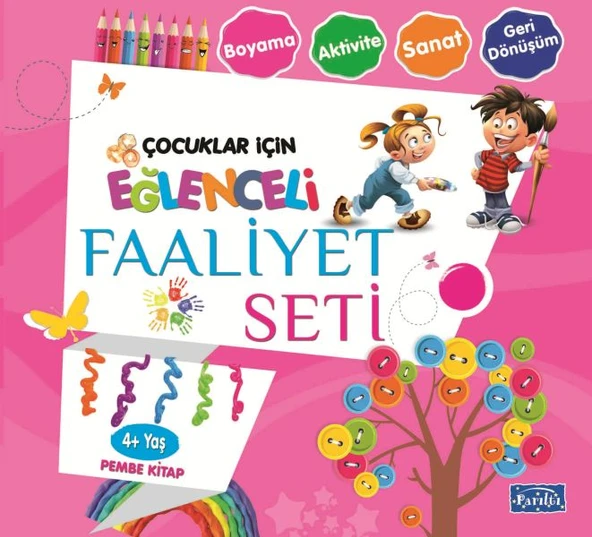 Eğlenceli Faaliyet Seti - Pembe - 4+ Yaş ürün görseli 1