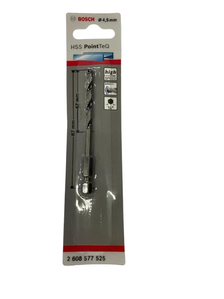 Point TeQ Altıgen Şaftlı Hss Matkap Ucu 4,5 mm - Resim 2