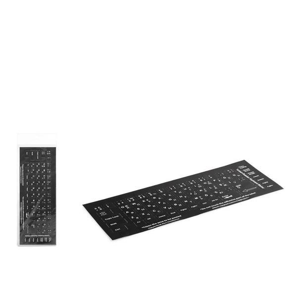 Klavye Stıcker Tuş Takımı Rusça Q Siyah HDX8258 ürün görseli 1