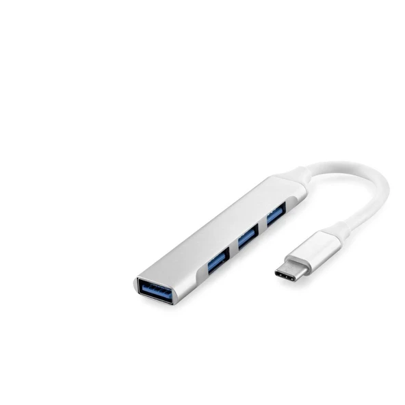 Type-C Hub 4 Port Beyaz HDX7032 ürün görseli 1