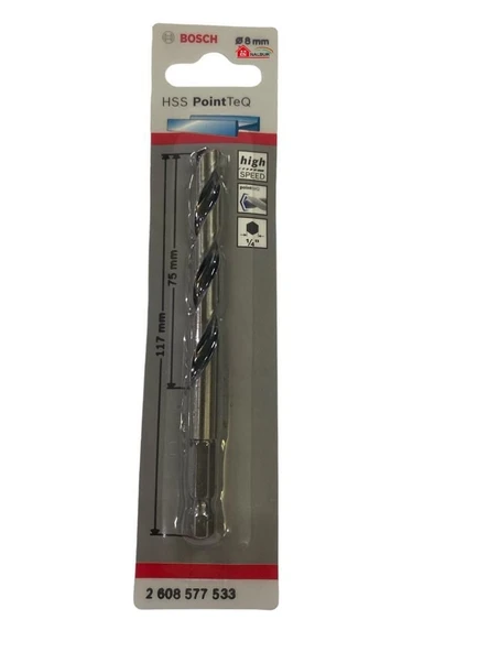 Pointteq Altıgen Şaftlı Hss Matkap Ucu 8 mm - Resim 2