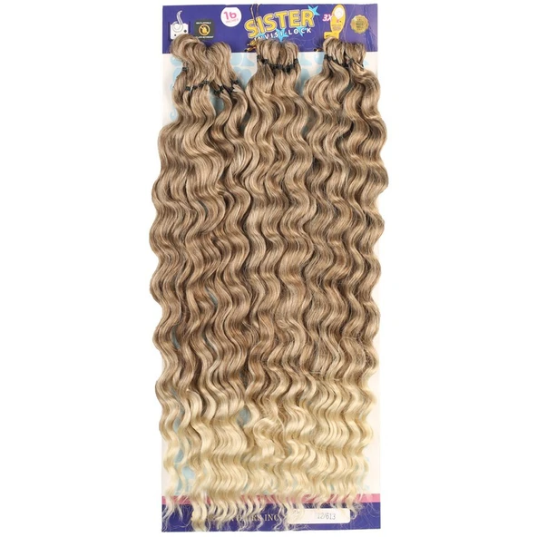 Afro Dalgası / Küllü Kumral / Platin Ombreli 12/613 ürün görseli 1