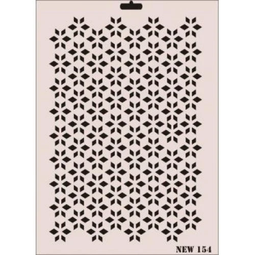 Rich New Seri N-154 Stencil 35x25 cm ürün görseli 1