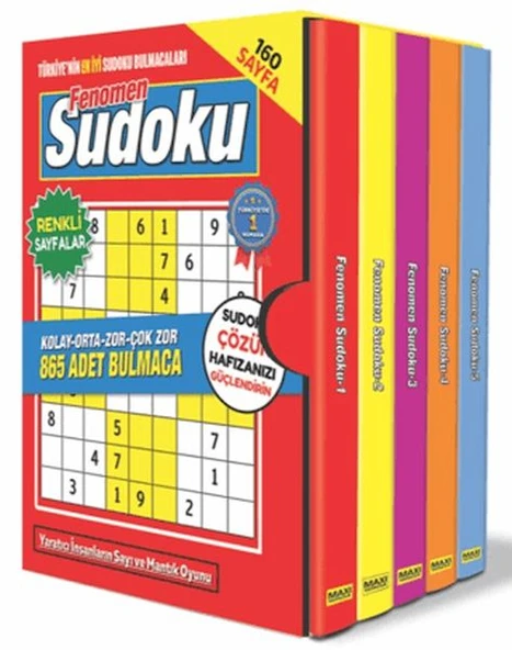 Fenomen Sudoku Bulmaca Seti - 5 Kitap ürün görseli 1
