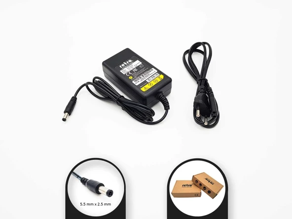 9V 4A 36W 5.5x2.5 mm POS Cihazı Adaptör RETRO ürün görseli 1