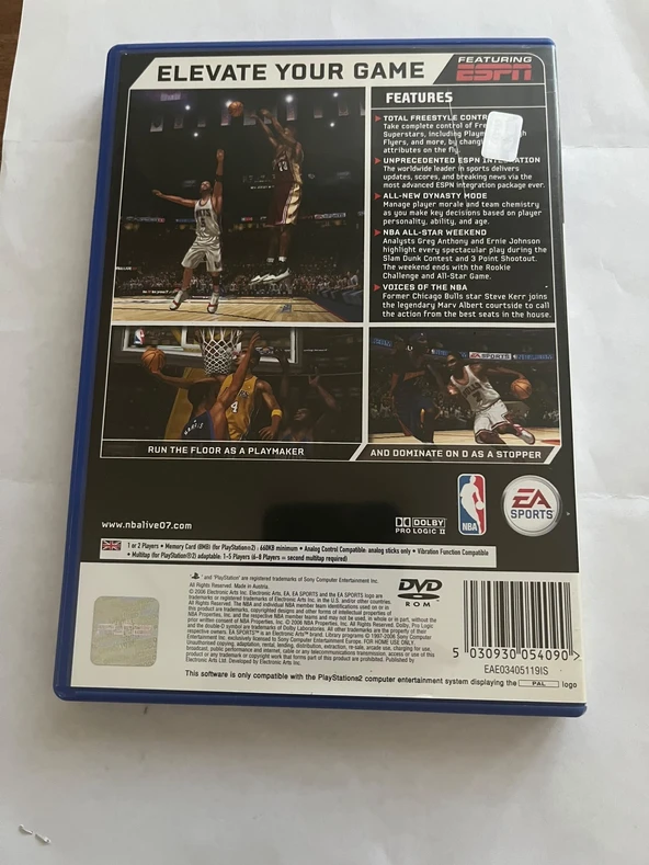 TEŞHİR EA NBA LİVE 07 PLAYSTATİON 2 OYUN - Resim 2