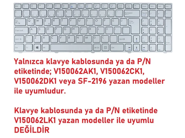 Casper C800 Klavye Silver V1 ürün görseli 1