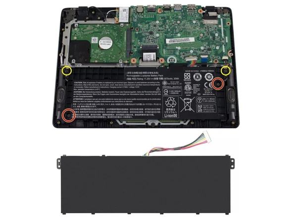 Acer Aspire E3-112-C5FJ Batarya Pil FreeCell V2 ürün görseli 1