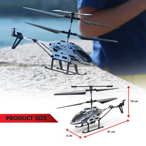SIL 84568 Sky Aurora Led Light Helikopter - Resim 4
