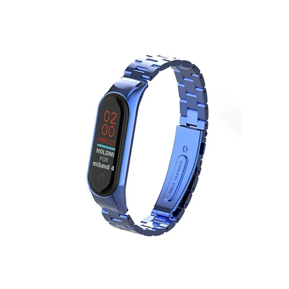 Mi Band 4 Metal Baklalı Kordon - ürün görseli 1