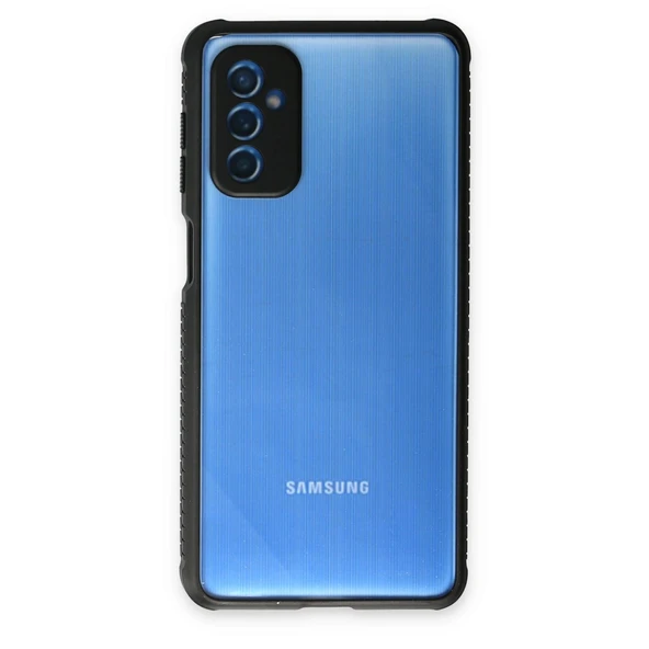 Galaxy M52 5G Kılıf Miami Şeffaf Silikon - Siyah ürün görseli 1
