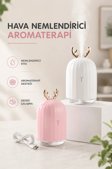 Hava Nemlendirici Aromaterapi Hava Temizleyici Renk Değiştirebilen ürün görseli 1
