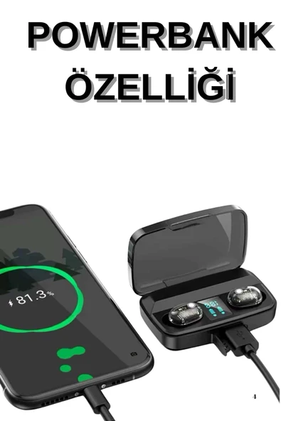 Dijital Göstergeli Tws Stereo 5.0 - Resim 4