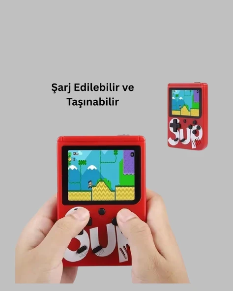 Çocuklar İçin 400 Oyunlu Konsol - Resim 3