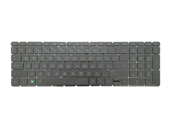 Hp L57594-001, L57594-141 Klavye Işıklı (Yeşil) ürün görseli 1