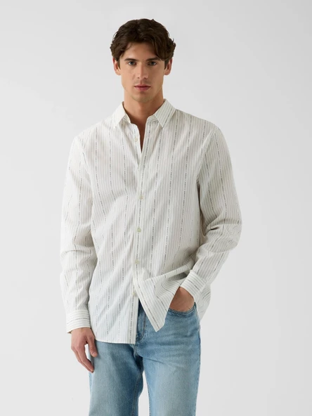 Guess Striped Erkek Regular Fit Gömlek ürün görseli 1