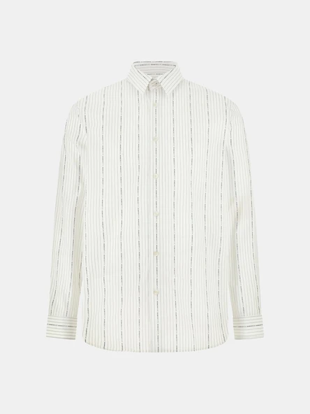 Guess Striped Erkek Regular Fit Gömlek - Resim 5